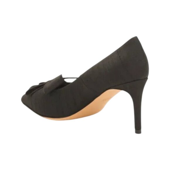 SOMETHING BLEU Black Made In Italy Caitlin Pumps - Picture 2 of 3